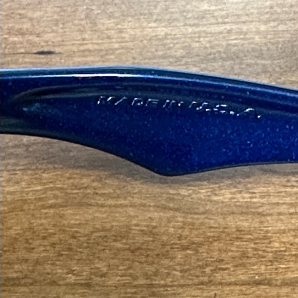 Oakley Scar Midnight Blue Sunglasses with Fire Lenses NWT - Picture 12 of 12
